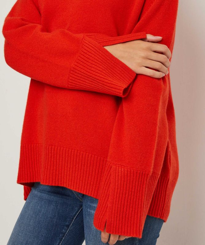 Van Kukil Cashmere Split Back Jumper