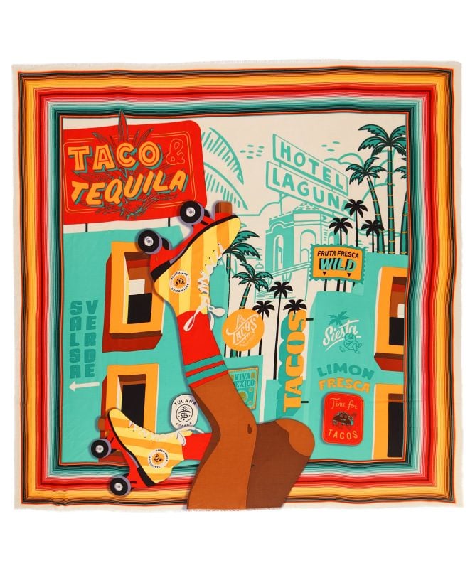 Wild Large Ladyroller Scarf