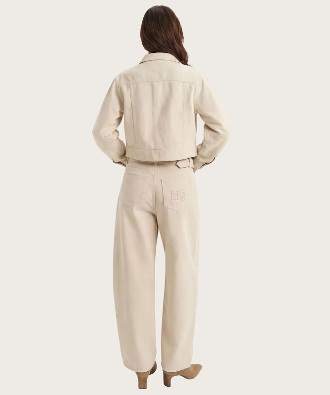 Me369 Cosmic Belted Barrel Leg Jeans