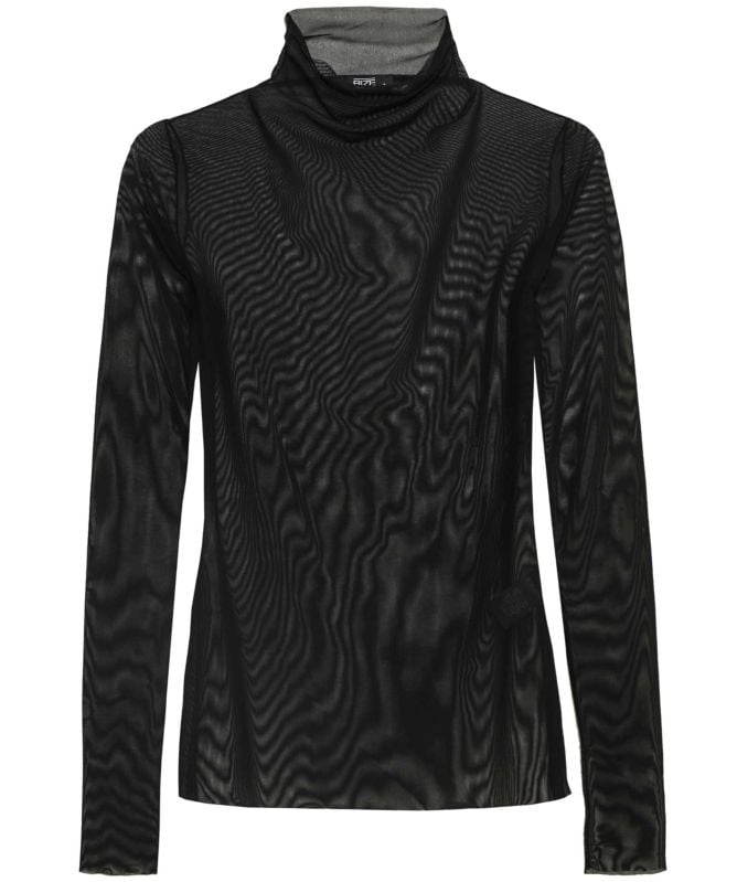 Bize Sheer High Neck Top