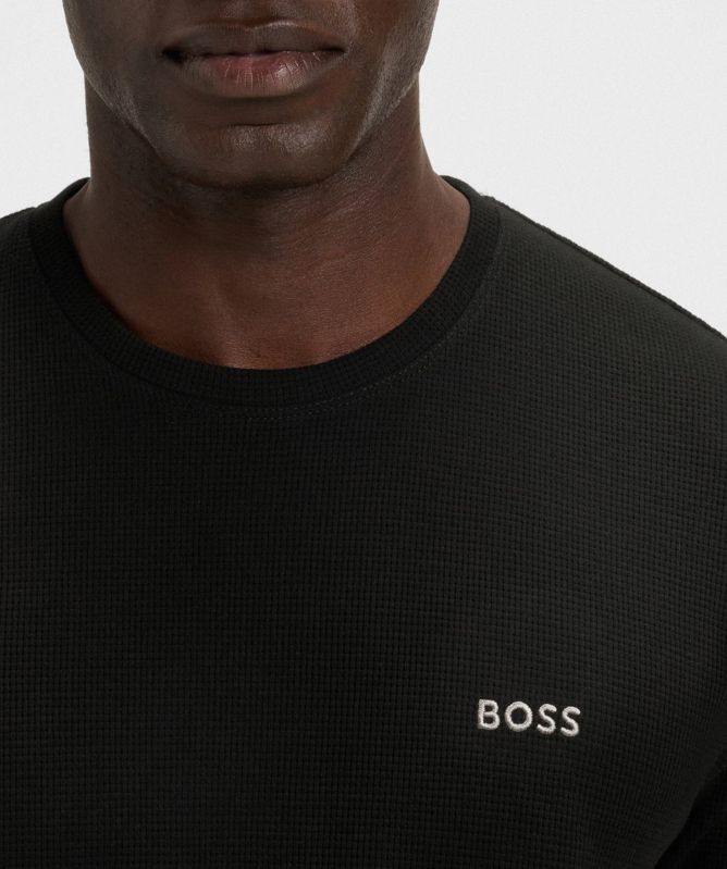 BOSS Waffle Cotton T-Shirt