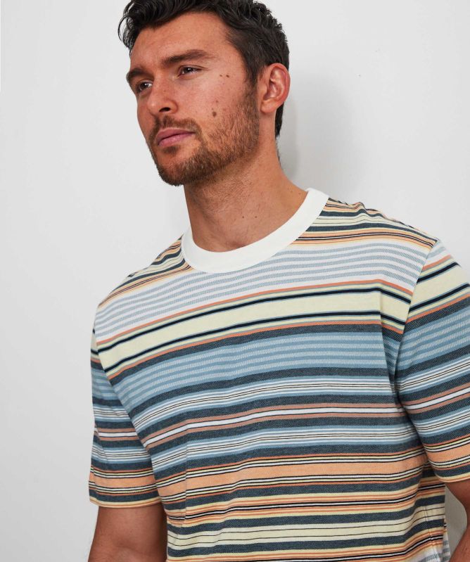 Paul Smith Organic Cotton Striped T-Shirt