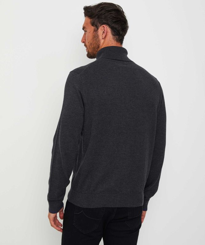 Paul Smith Roll Neck Zebra Jumper