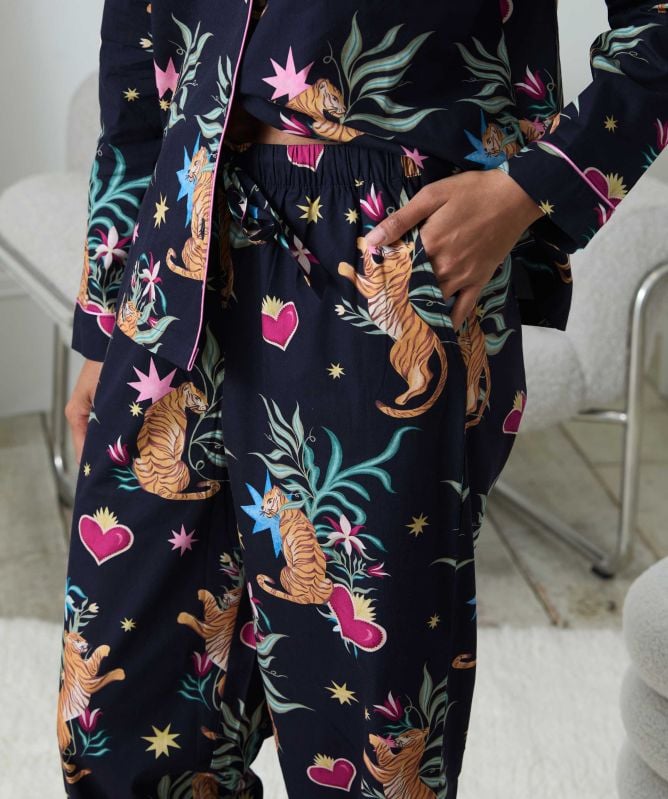 Chelsea Peers Enchanted Tiger Long Pajamas