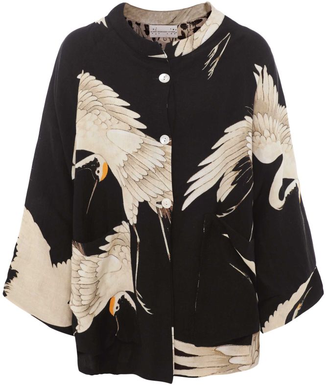 One Hundred Stars Stork Black Summer Jacket