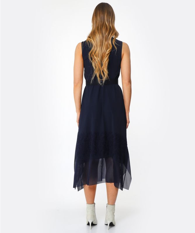 High Appealing Tech Stretch Column Dress