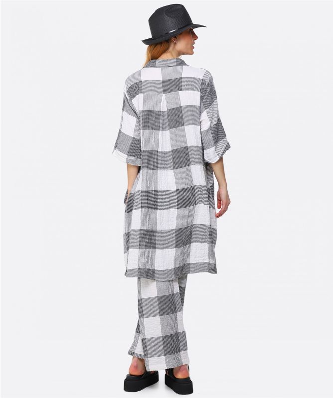 Thanny Mufasa Prince Of Wales Shirt Dress