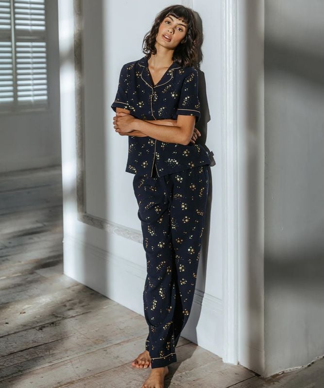 Chelsea Peers Foil Star Long Pyjama Set