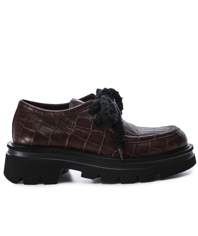 Patrizia Bonfanti Ingy Croc Laced Shoes