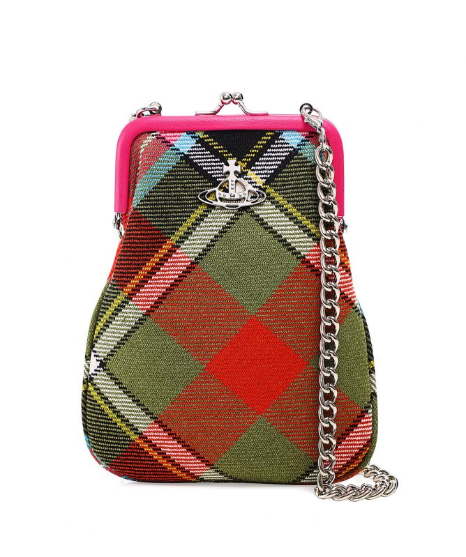 Tartan Vivienne Westwood Clutch Bag Red Vivienne Westwood Dorothy
