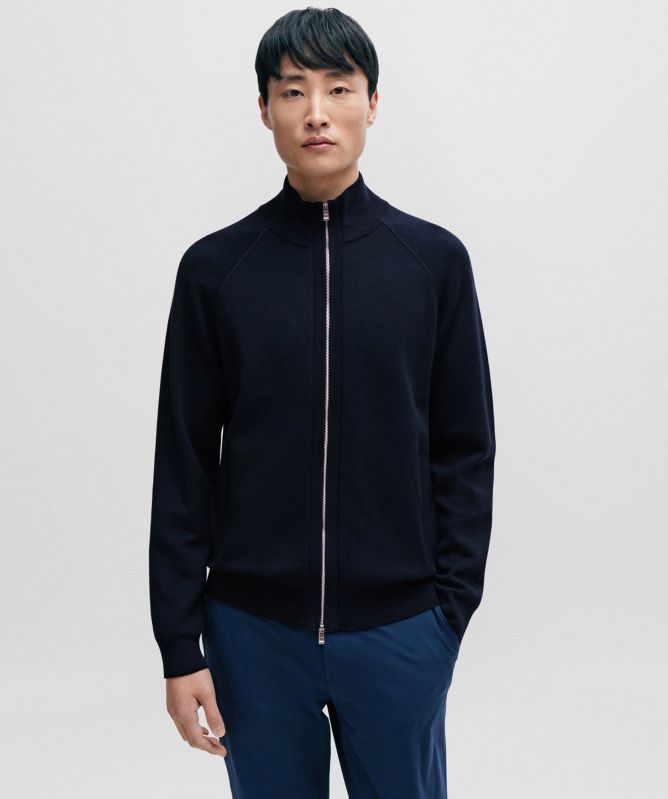 BOSS Zip-Through Perrone Cardigan