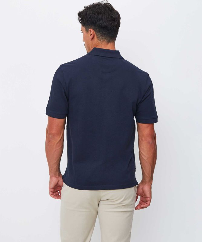 Aquascutum Club Check Insert Polo Shirt