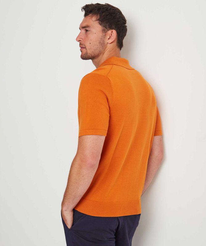 Paul Smith Knitted Zebra Polo Shirt