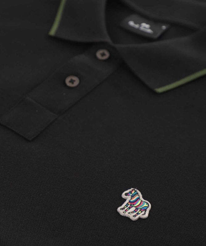 Paul Smith Tipped Zebra Polo Shirt