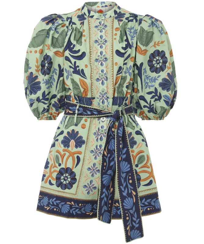 FARM Rio Ocean Tapestry Romper