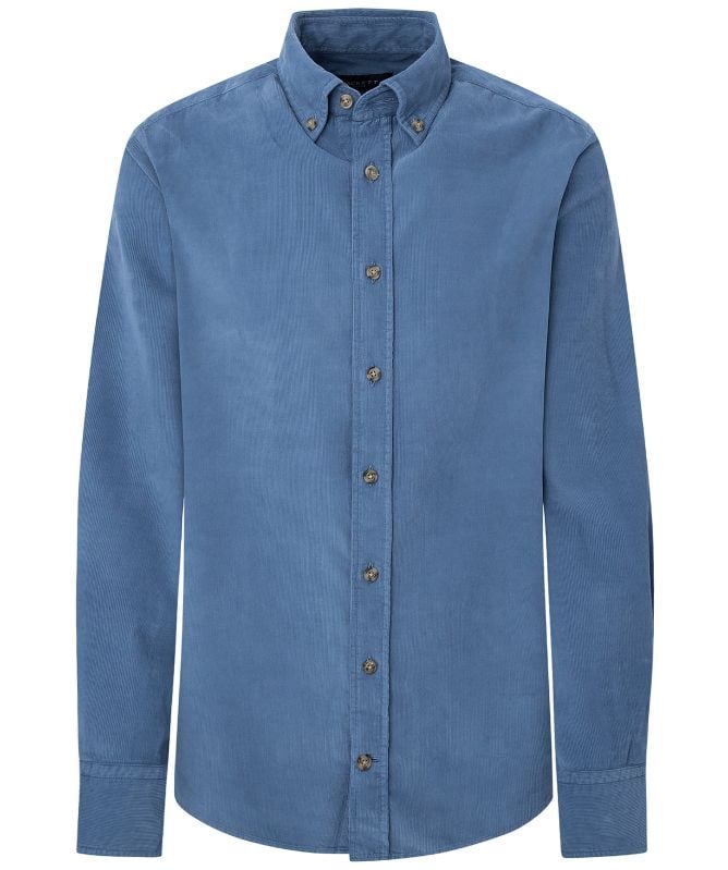 Hackett Indigo Babycord Shirt
