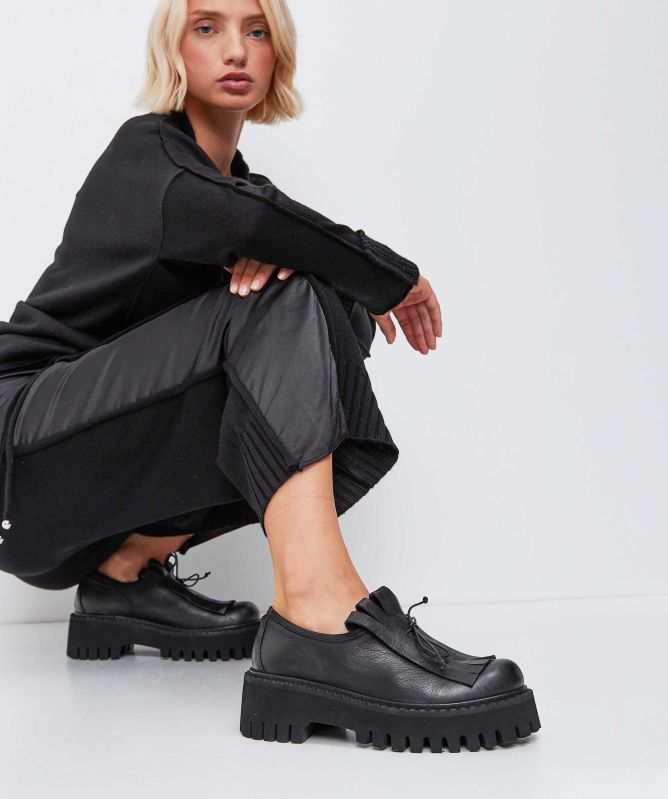 Lofina Fringed Brogue Loafers