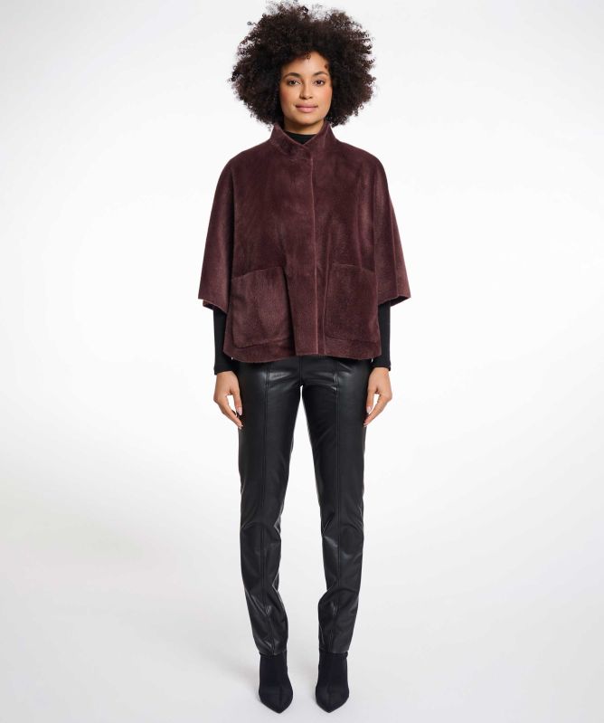 Rino and Pelle Dewi Faux Fur Cape