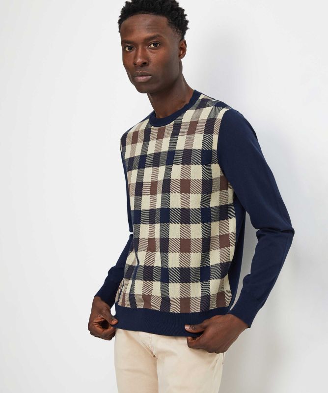 Aquascutum Macro Check Jumper