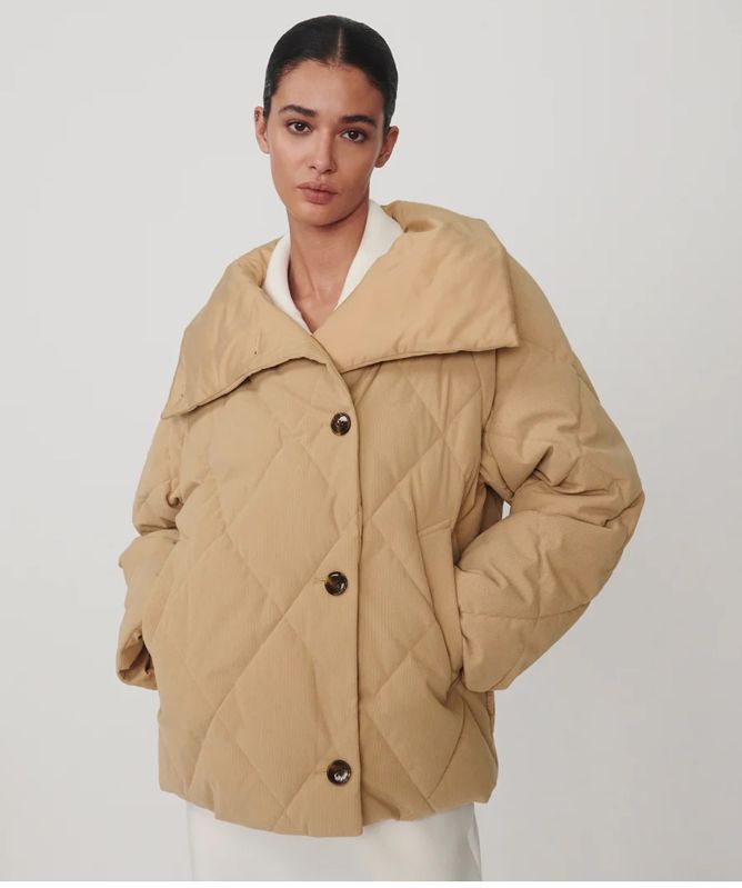 Varley Evren Short Quilted Coat