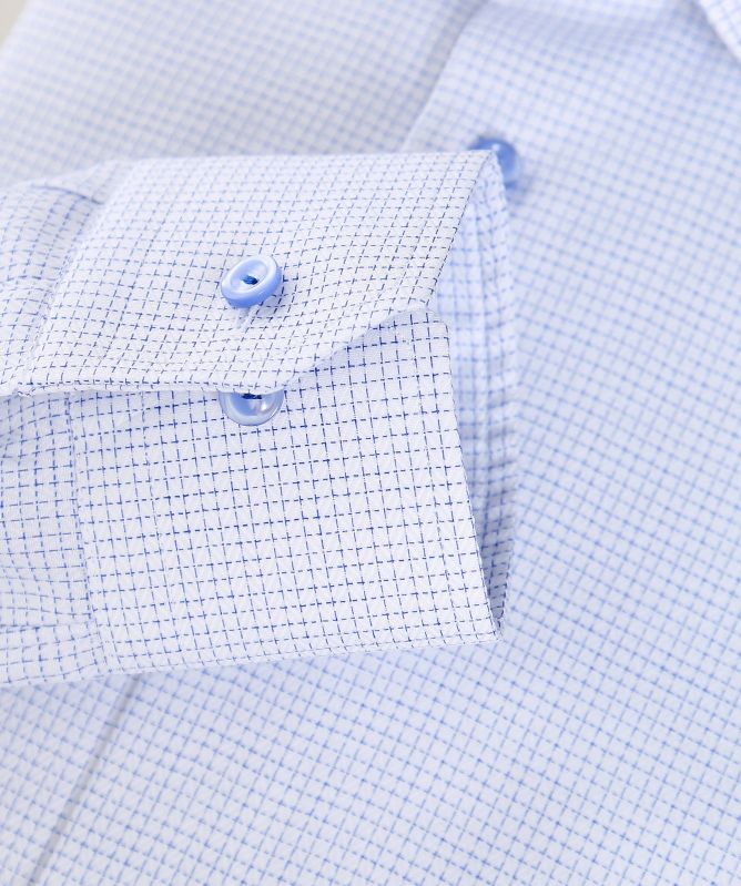 Eton Slim Fit Check Flannel Shirt