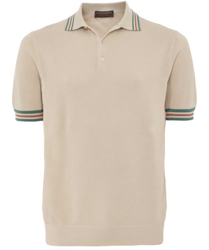 Filippo De Laurentiis Piqué Knit Polo