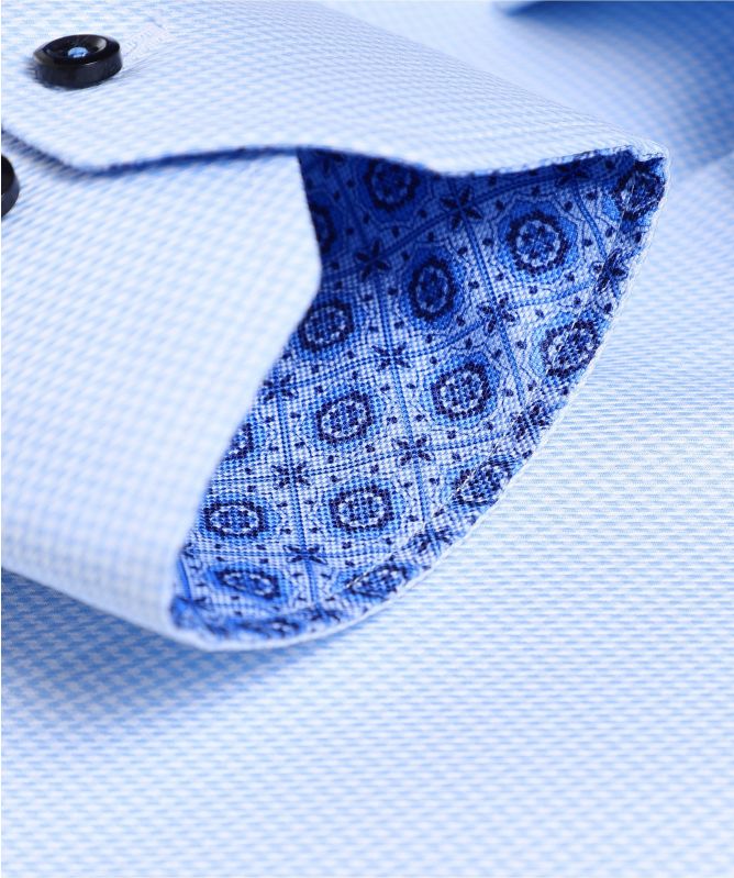 Stenstroms Fitted Body Micro Houndstooth Shirt