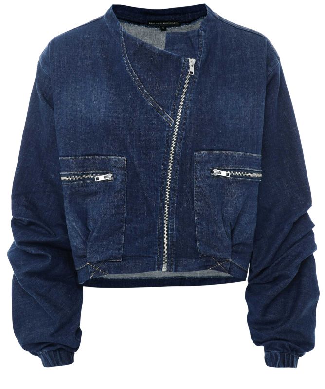 Lurdes Bergada Cropped Denim Jacket