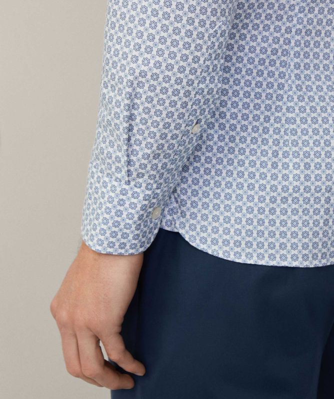 Hackett Tailored Fit Tile Print Shirt