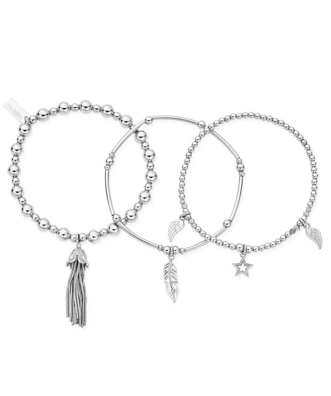 ChloBo Guidance Stack of 3 Bracelets