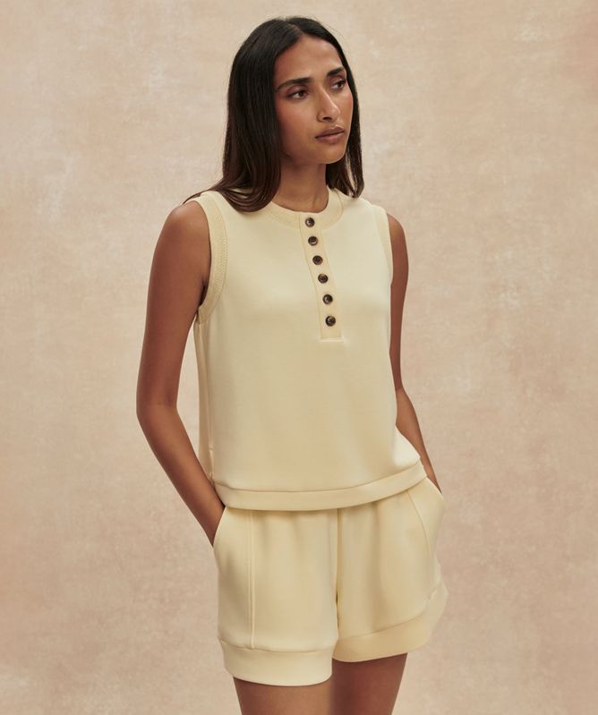 Varley Marla Button Placket Tank