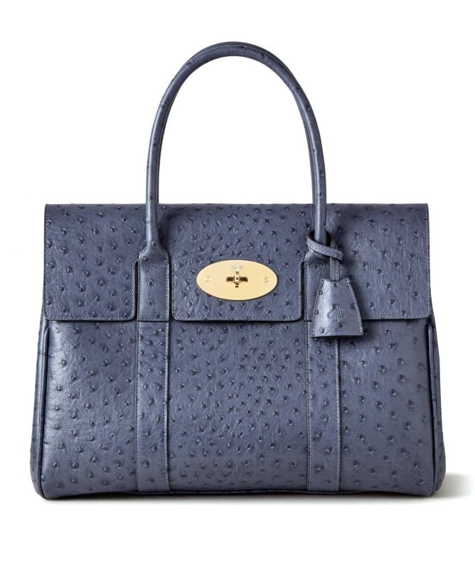 Mulberry Ostrich Bayswater Shoulder Bag
