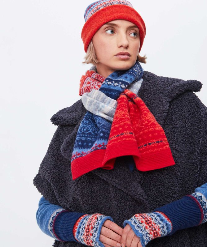 ERIBÉ Alloa Fair Isle Scarf