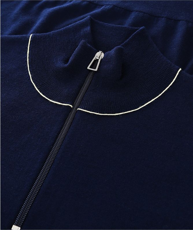 Paul Smith Merino Wool Half-Zip Sweater