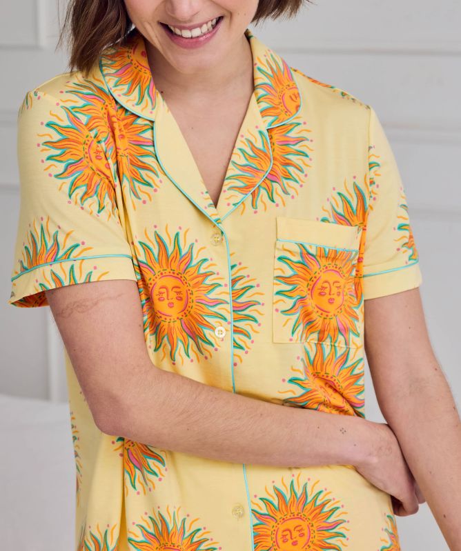 Chelsea Peers Sun Print Short Pajama Set