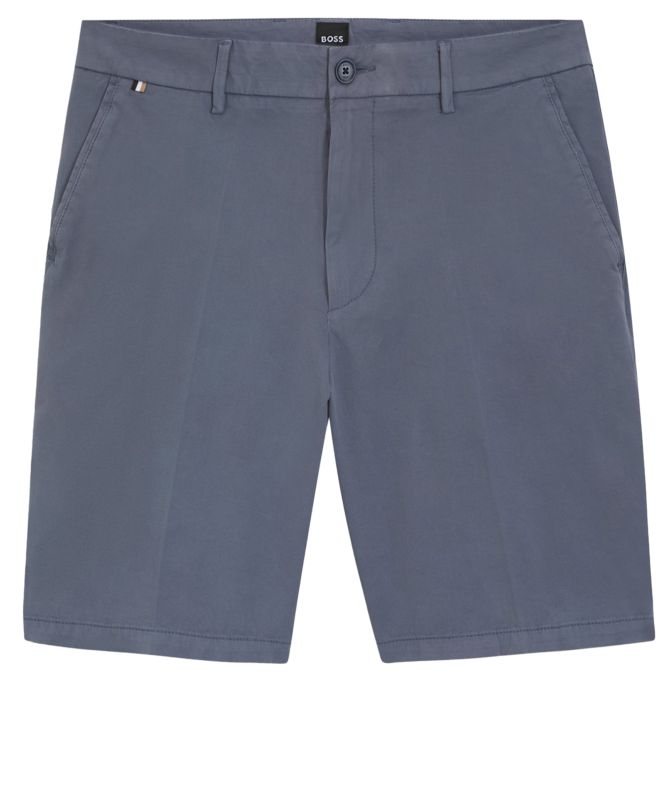 BOSS Stretch-Cotton Twill Modern-Fit Shorts