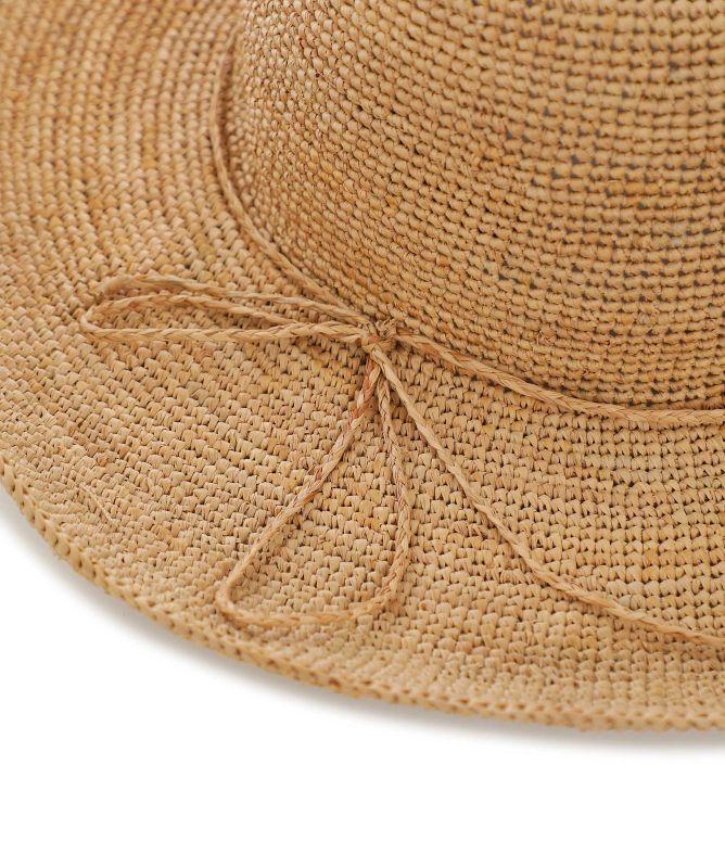 Rabarany Handwoven Wide Brim Raffia Hat