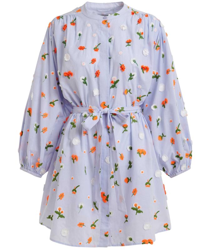 Essentiel Antwerp Jalen Embellished Shirt Dress