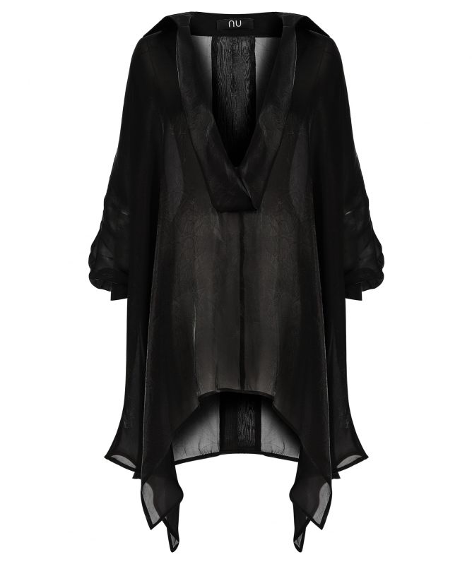 NU London Oversized V-Neck Top