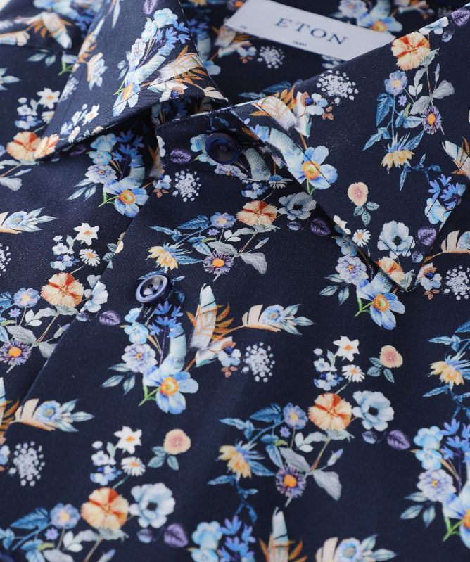 Eton Slim Fit Floral Shirt