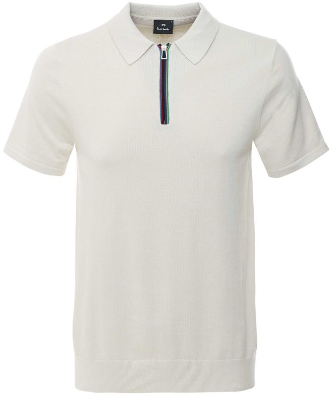 Paul Smith Knitted Zip Polo Shirt