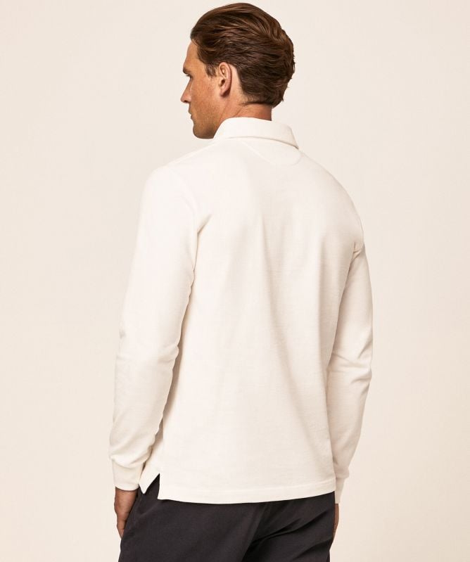Hackett Long Sleeve Rugby Polo Shirt