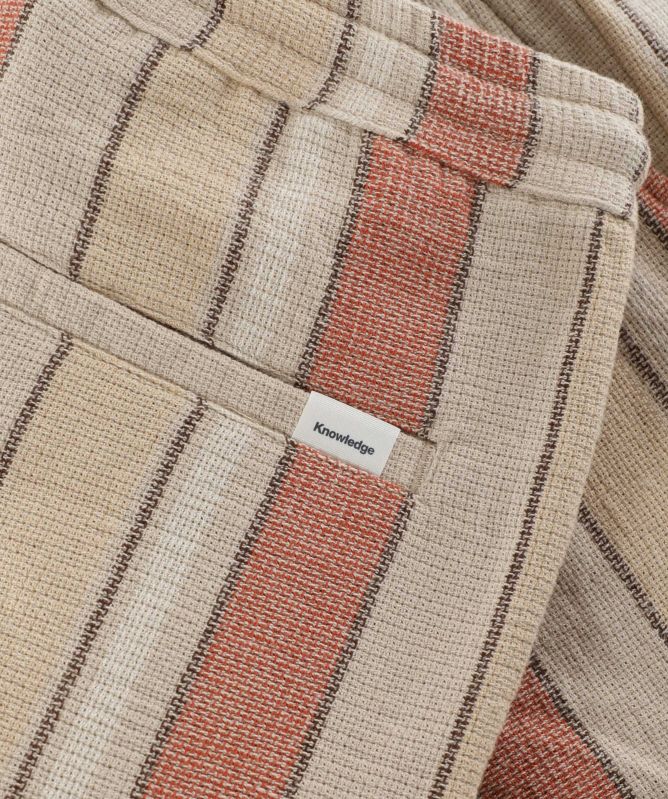 Knowledge Cotton Organic Cotton Striped Shorts