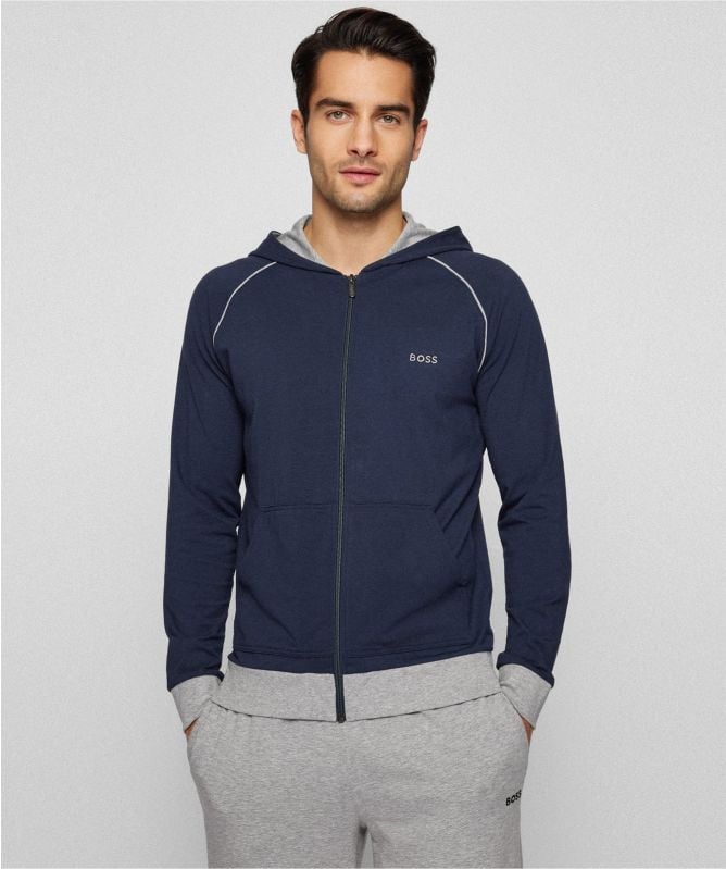 BOSS Stretch Cotton Lounge Hoodie
