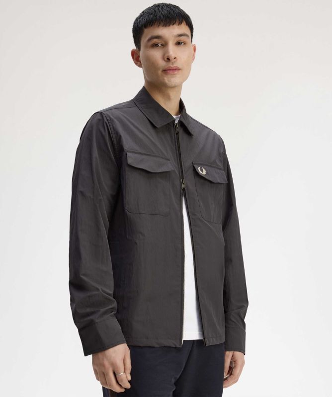 Fred Perry Textured Zip Overshirt