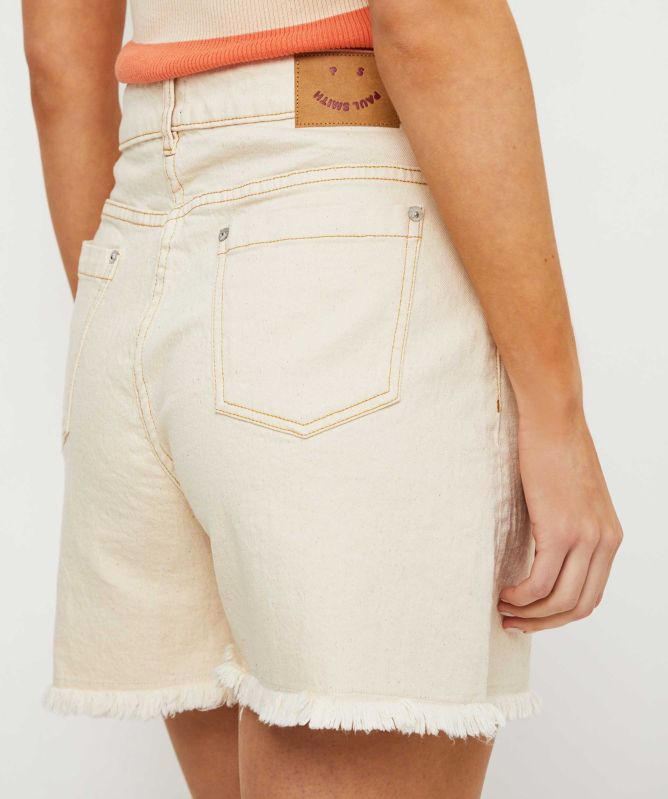 Paul Smith Ecru Denim Shorts