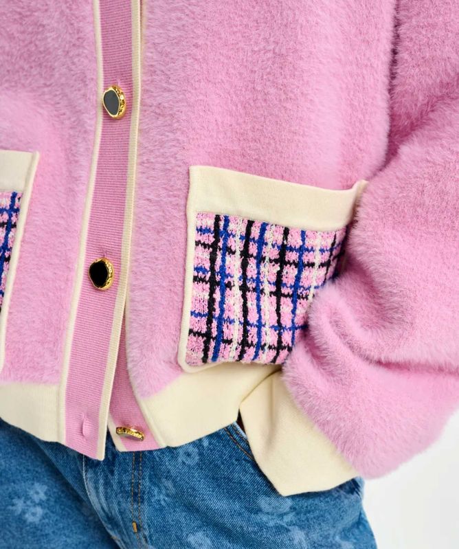 Essentiel Antwerp Joilu Knitted Textured Cardigan