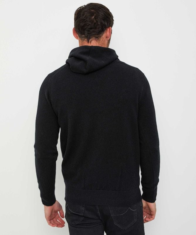 Jules B Lambswool Hooded Jumper