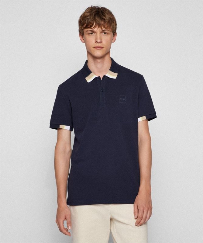 BOSS PeDetail Cotton Polo Shirt