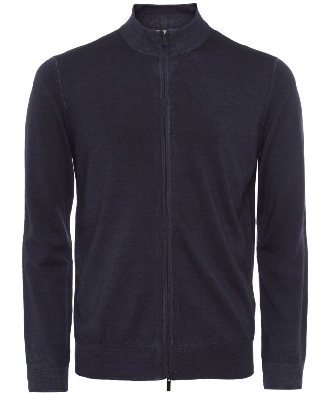 Thomas Maine Merino Zip Cardigan